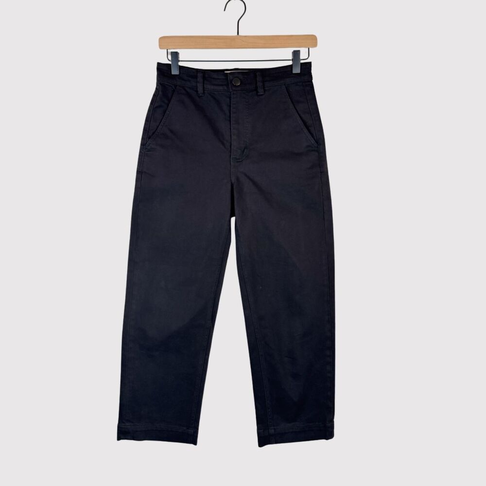 Everlane Straight Leg Pants in Black